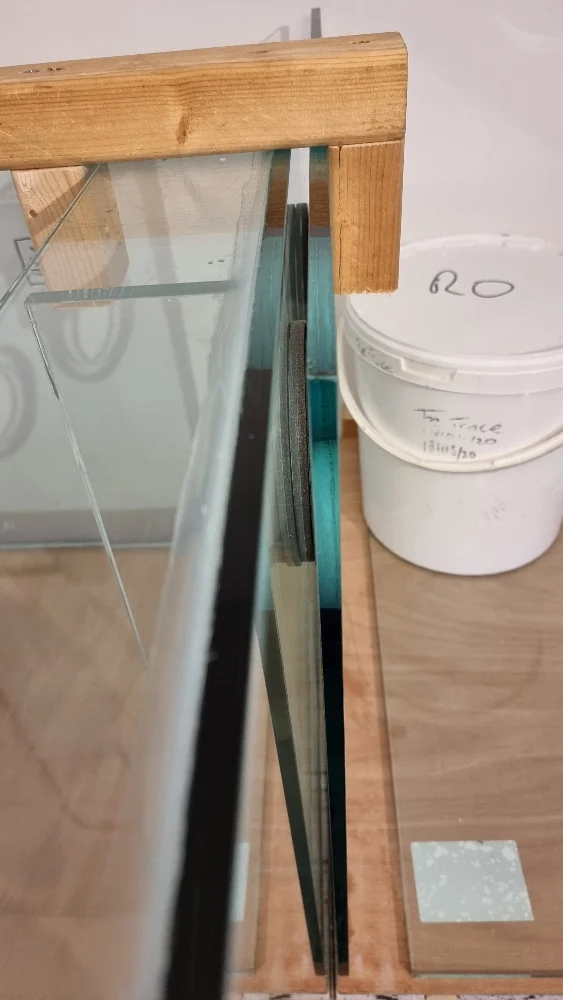 Borrning av 100 mm-hål i 10 mm-glas (9)