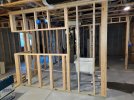 2-tums PVC nedlagd inför gjutning