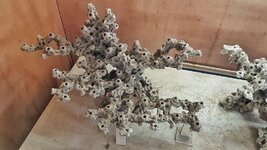 Detalj på den modulära strukturen